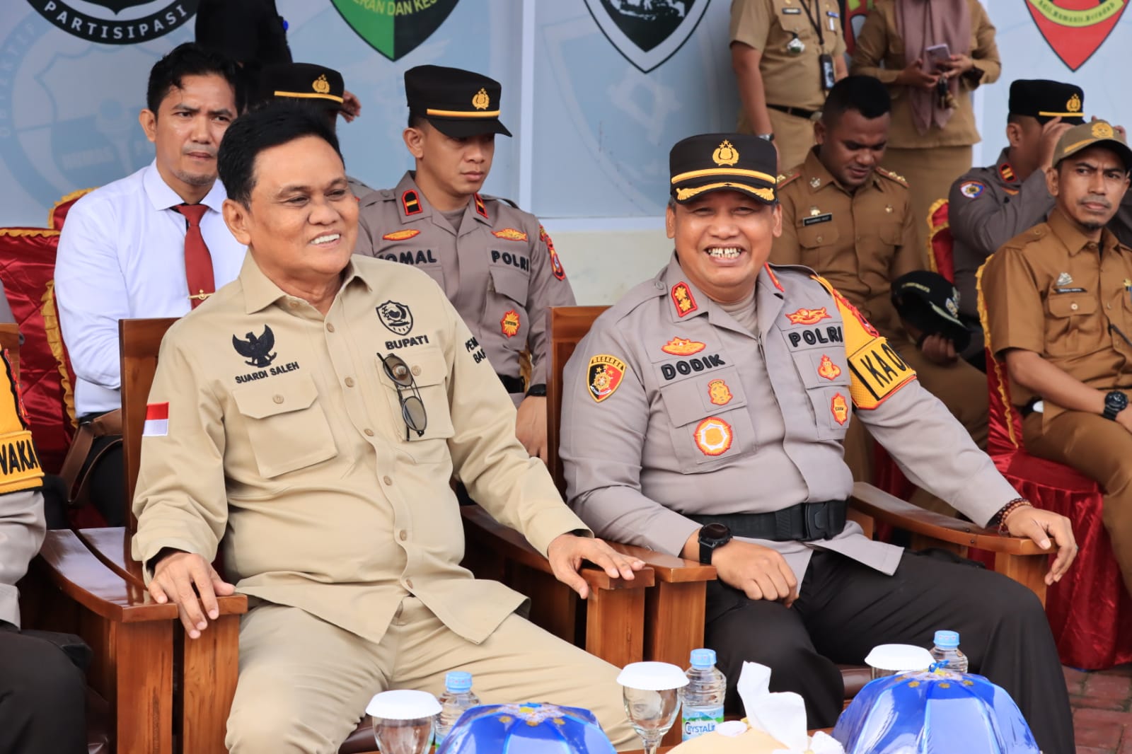 Bupati Barru Hadiri Apel Operasi Keselamatan Lalu Lintas 2023 Polres Barru