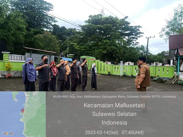 Rutinitas Pemdes Bojo, Gelar Apel Pagi dan Sore Setiap Hari.