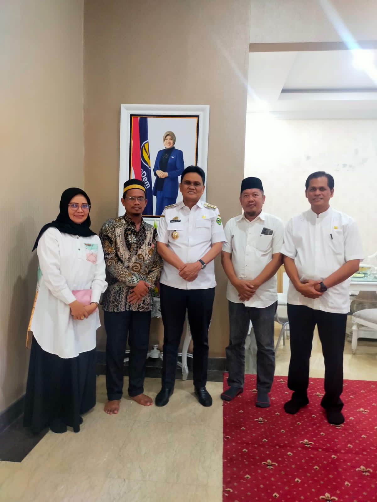 Jelang Rakerda IADI DDI Mangkoso, Panitia Sowan ke Bupati Barru dan Anre Gurutta Faried Wajdy