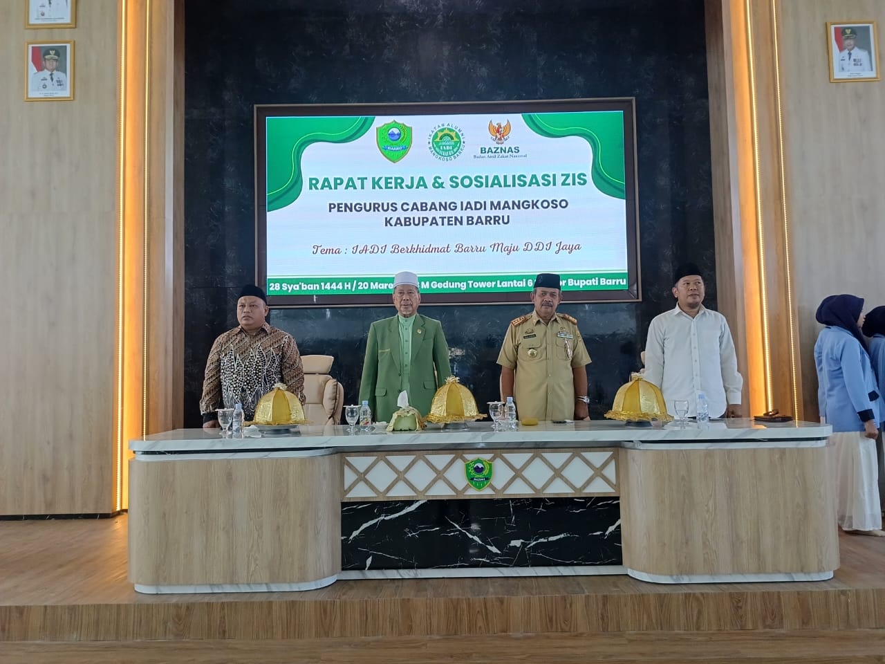 Bupati Barru Diwakili Staf Ahli Pembangunan Buka Rakerda IADI DDI Mangkoso
