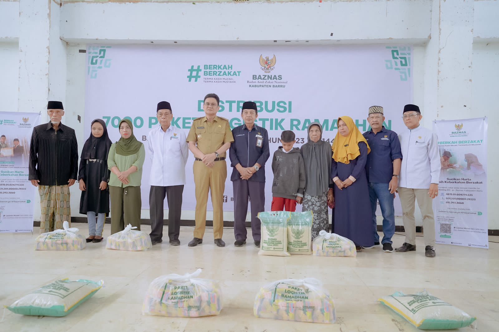 Lepas 7000 Paket Logistik Ramadan Baznas, Bupati Minta Penyalurannya Tepat Waktu Dan Sasaran