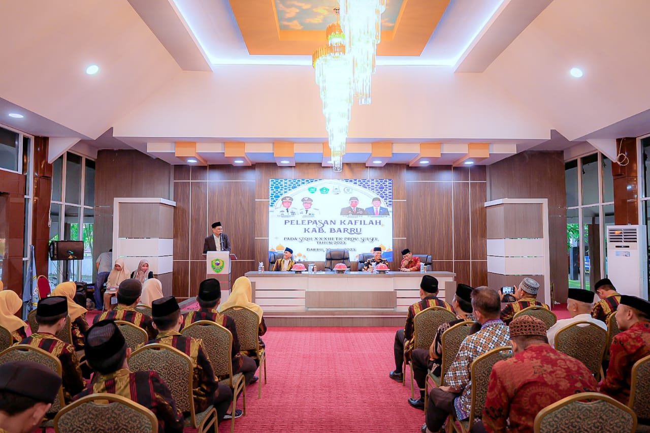 Suardi Saleh Lepas Kafilah STQH Barru