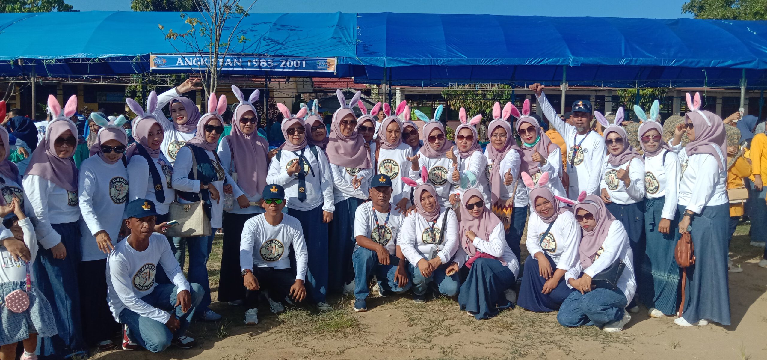 Ramaikan Reuni Akbar Dan Jalan Sehat IKA SMPN Mangkoso, Angkatan 91 Terheboh Karena Ini