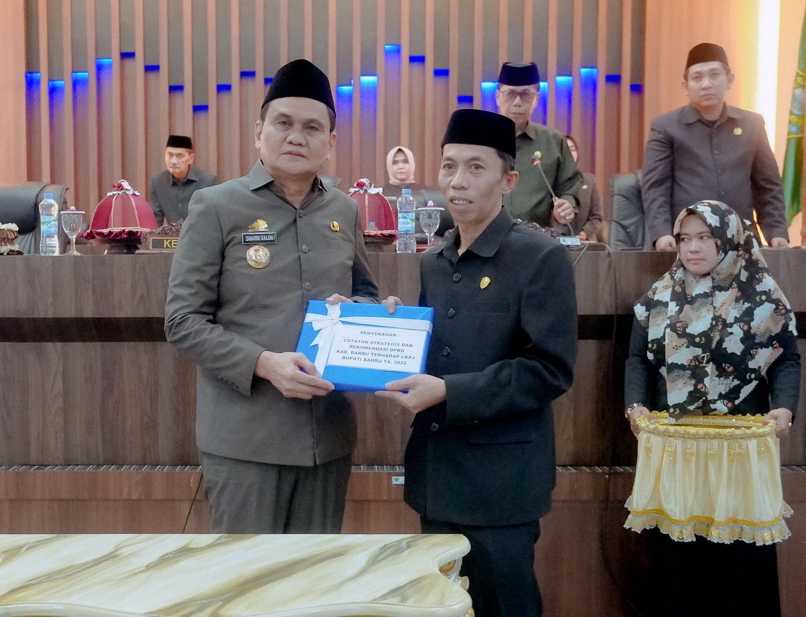 Rapat Paripurna DPRD Barru,Bupati Sampaikan LKPJ Tahun 2022