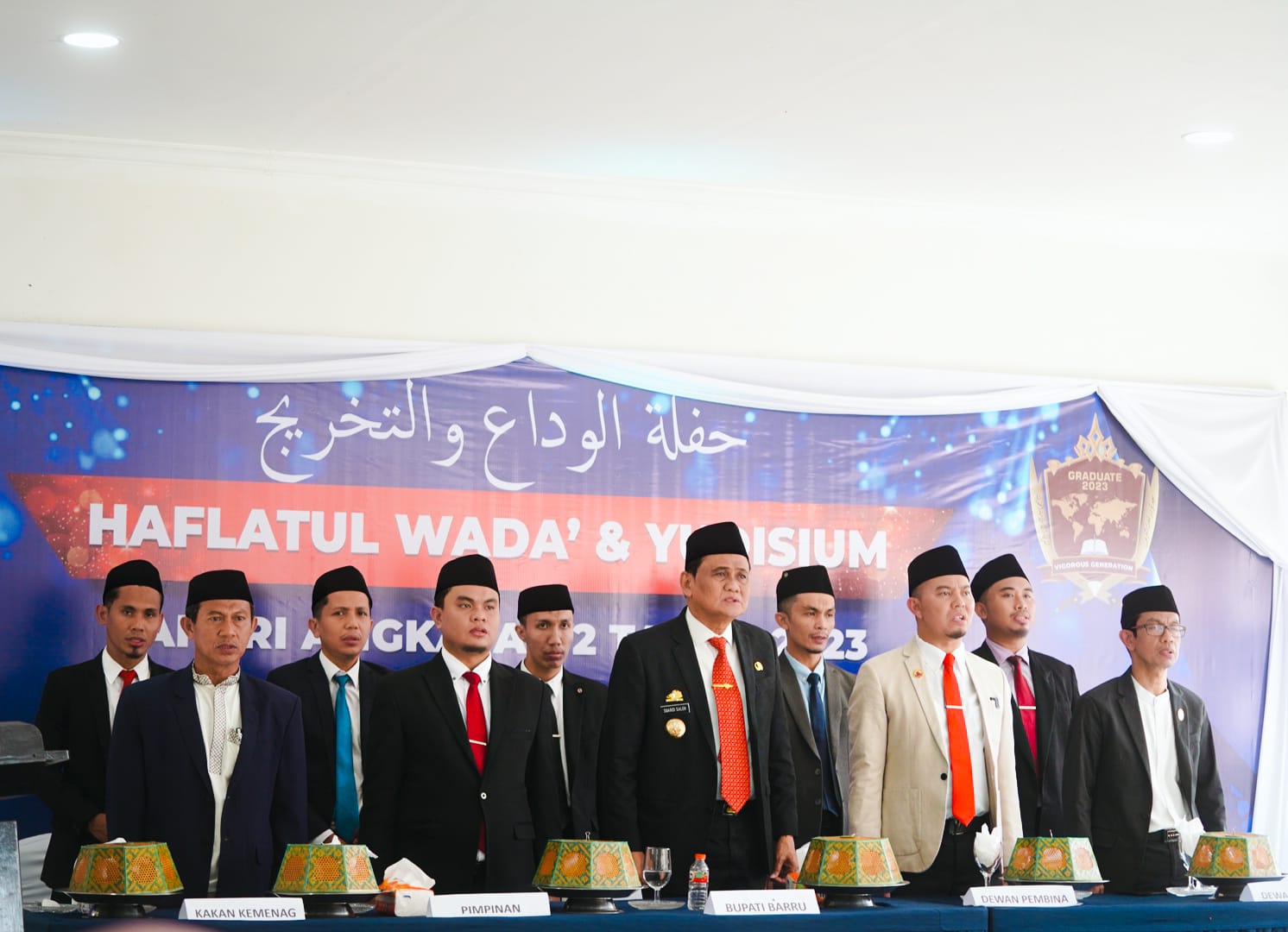 Bupati Hadiri Acara Haflatul Wada' Dan Yudisium JHQ Pondok Modren Kurir Langit