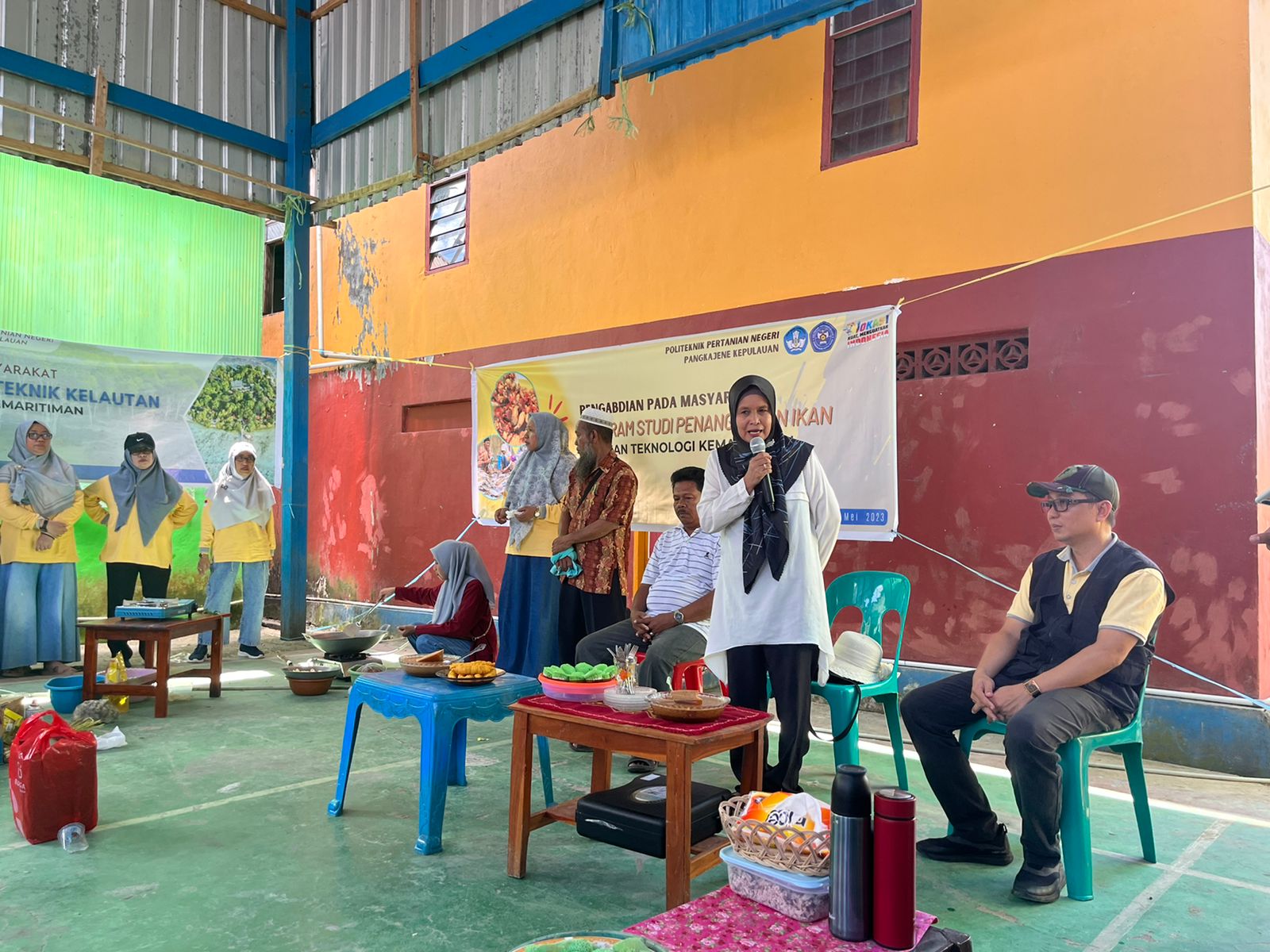 Kades  Lasitae  Buka kegiatan Pengabdian  Masyarakat Dosen Politeknik Pangkep