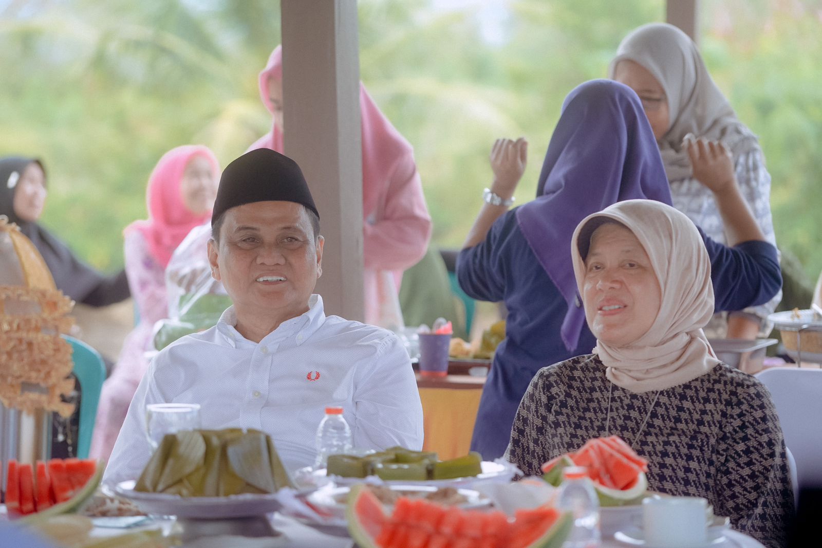 Suardi Saleh  Bersama Keluarga Gelar Syukuran Rumah Empang Yang Baru Direnovasi dan Manasik Haji