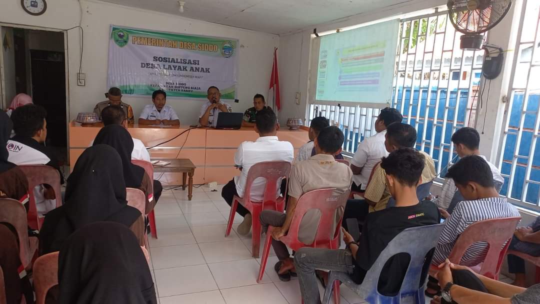 Kades Siddo Buka Sosialisasi Desa Layak Anak, Kadis PMDPPKBP3A Jadi Narsum