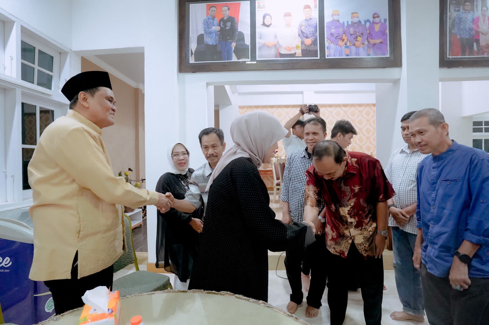 Ketua TP PKK Barru Silaturahmi Pimpinan Daerah dan OPD Saat Tiba Dari Tanah Suci