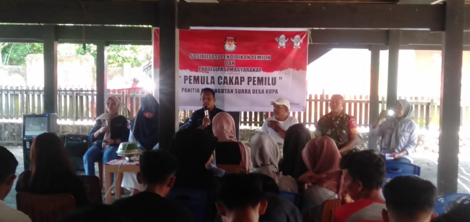 Sosialisasi Pendidikan Pemilih Dan Partisipasi Pemilih, Babinsa Desa Kupa Sampaikan Apresiasi