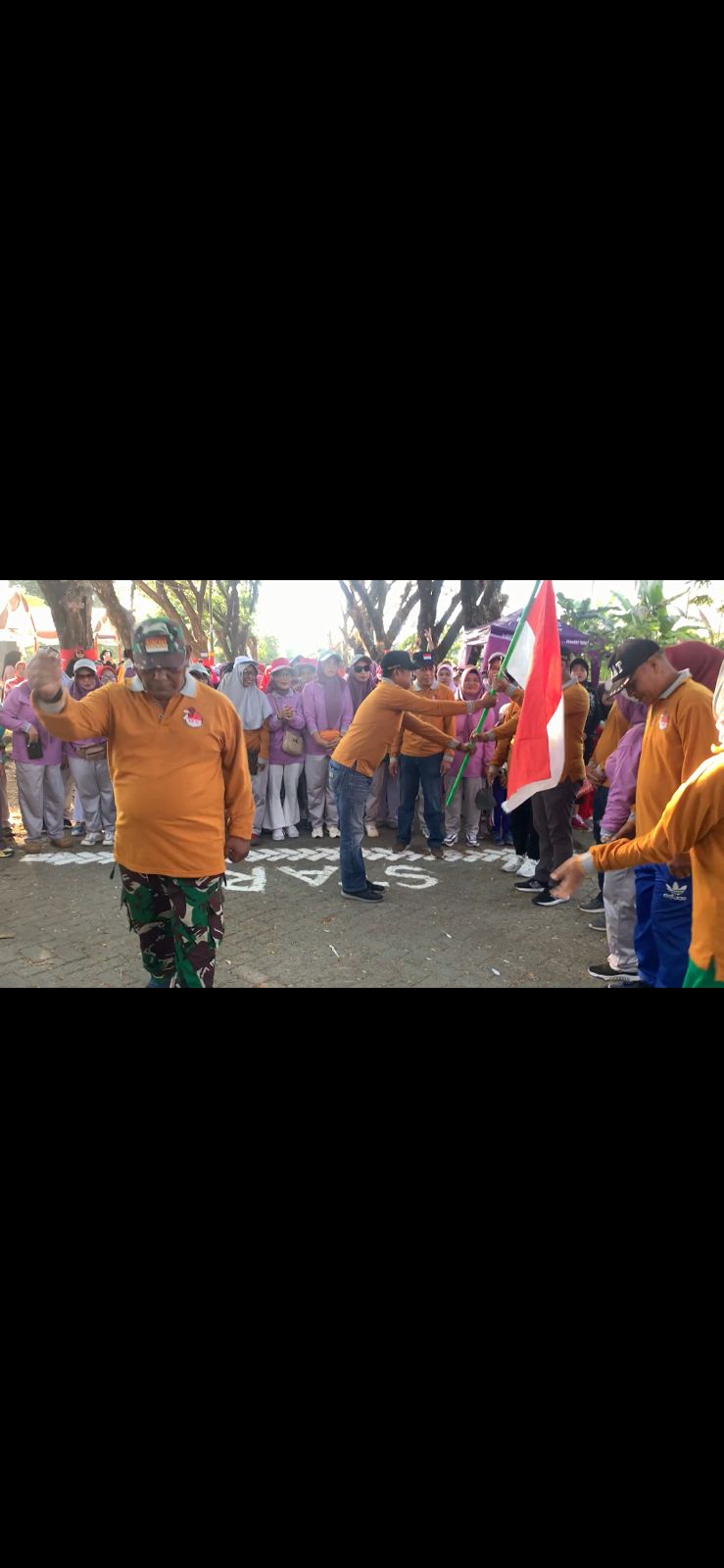 RW. 09 BTN Tirasa Gelar Gerak jalan Santai Peringati Hari Kemerdekaan RI Ke 78