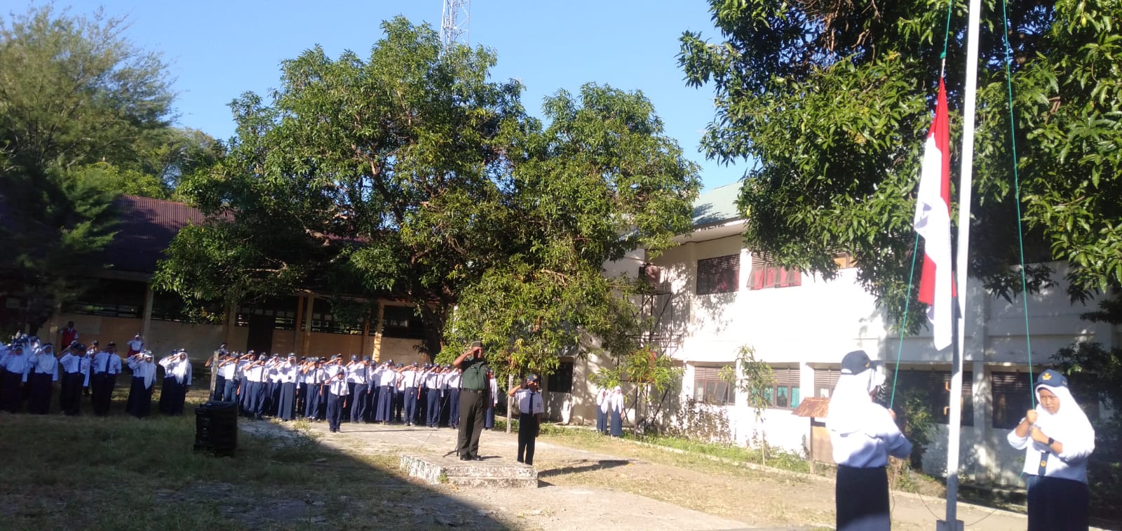 Babinsa Desa Kupa Ajak Murid Siswa-Siswi Maknai Hari Kemerdekaan