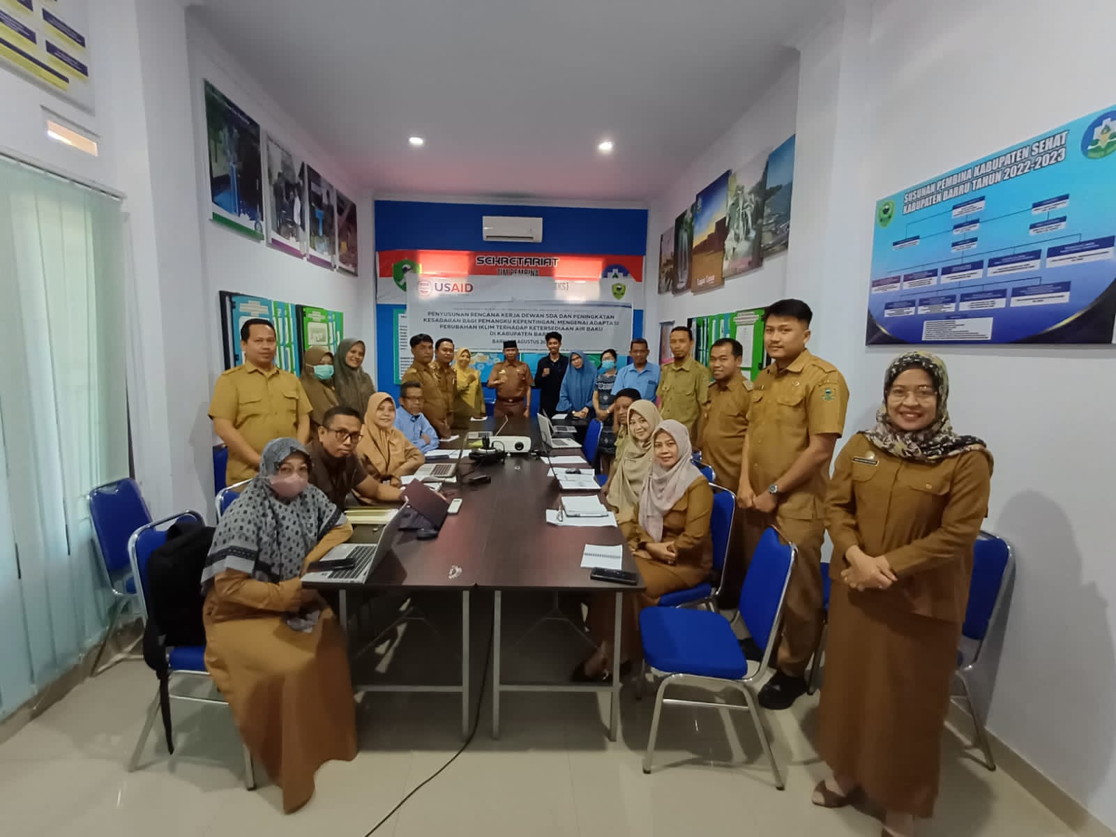 Dewan Sumber Daya Air Kabupaten Barru Laksanakan Penyusunan Rencana Kerja dan Adaptasi Perubahan Iklim terhadap Ketersediaan Air Baku