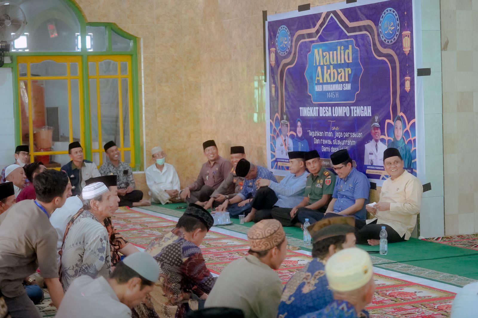 Hadiri Maulid Akbar di Lompo Tengah, Bupati Ajak Jamaah Jadi Teladan Sifat Rasulullah