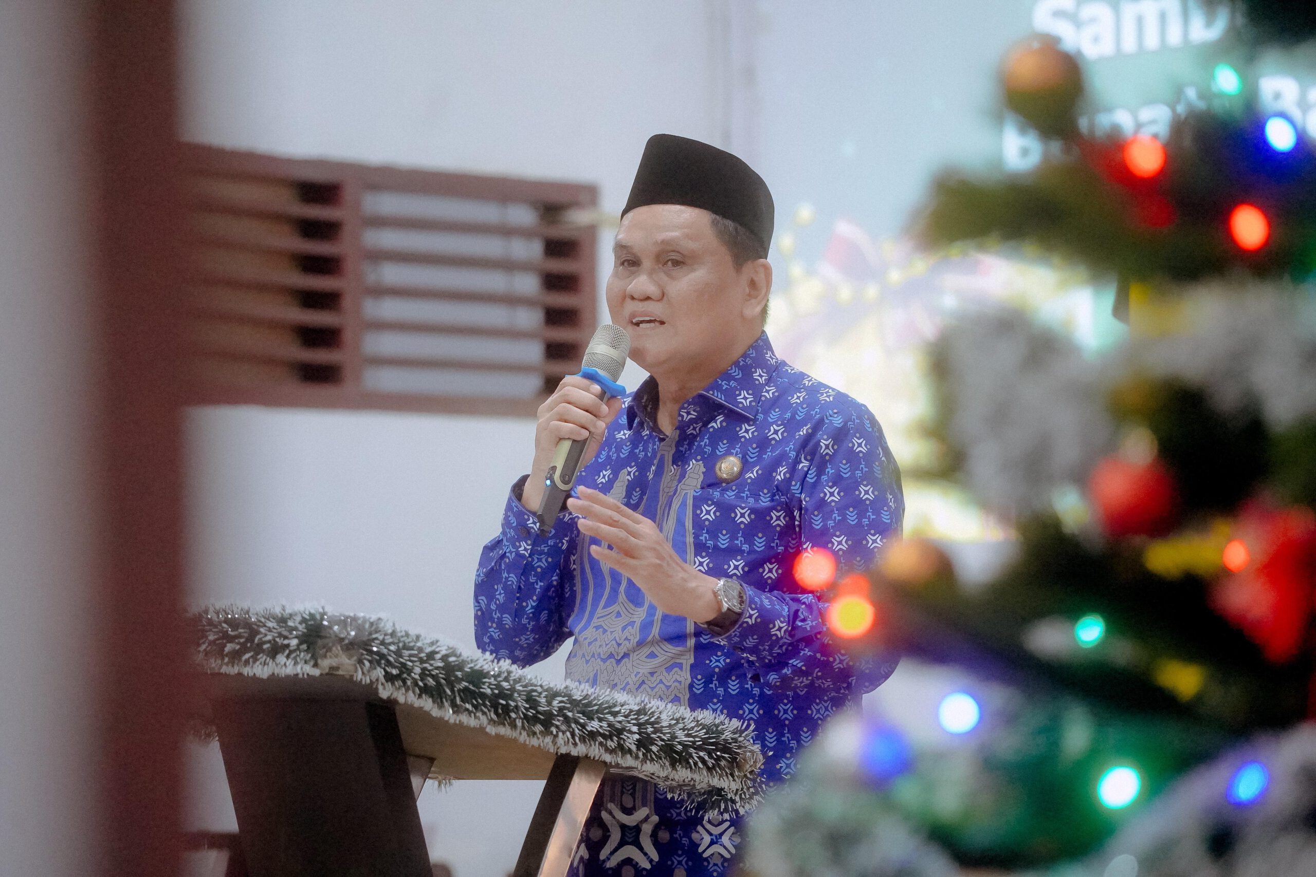 Bupati Barru Hadiri Peringatan Natal Jemaat Gereja Toraja