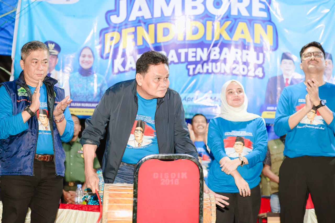 Suardi Saleh Buka Jambore Pendidikan Di Mallusetasi: Jalan Poros Mareppang Desa Nepo Dikerjakan tahun ini