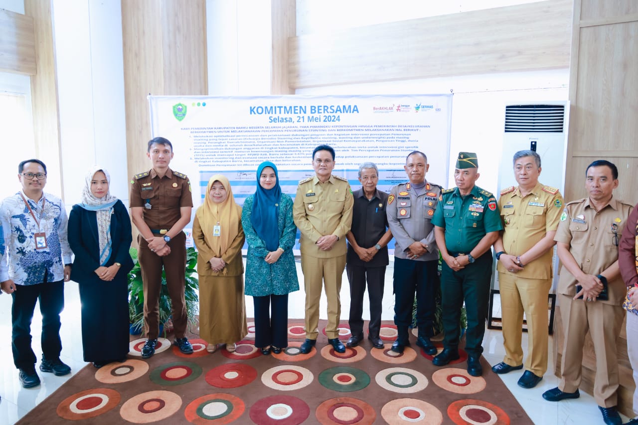 Bupati Barru Buka Rembuk Stunting didampingi PLT Ketua TP PKK