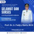 Pemerintah dan Masyarakat Soppeng Riaja Ucapkan Selamat kepada Prof. Dr. Ir. Fadjry Djufry, M.Si sebagai PJ Gubernur Sulawesi Selatan