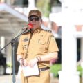 Abustan Awali Tugasnya Sebagai Wakil Bupati Pimpin Apel Perdana