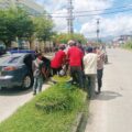 Polsek Soppeng Riaja Evakuasi Korban Laka Lantas di Depan Masjid Ad Da’wah Mangkoso
